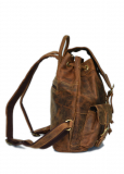 Vintage-Leder Rucksack, braun